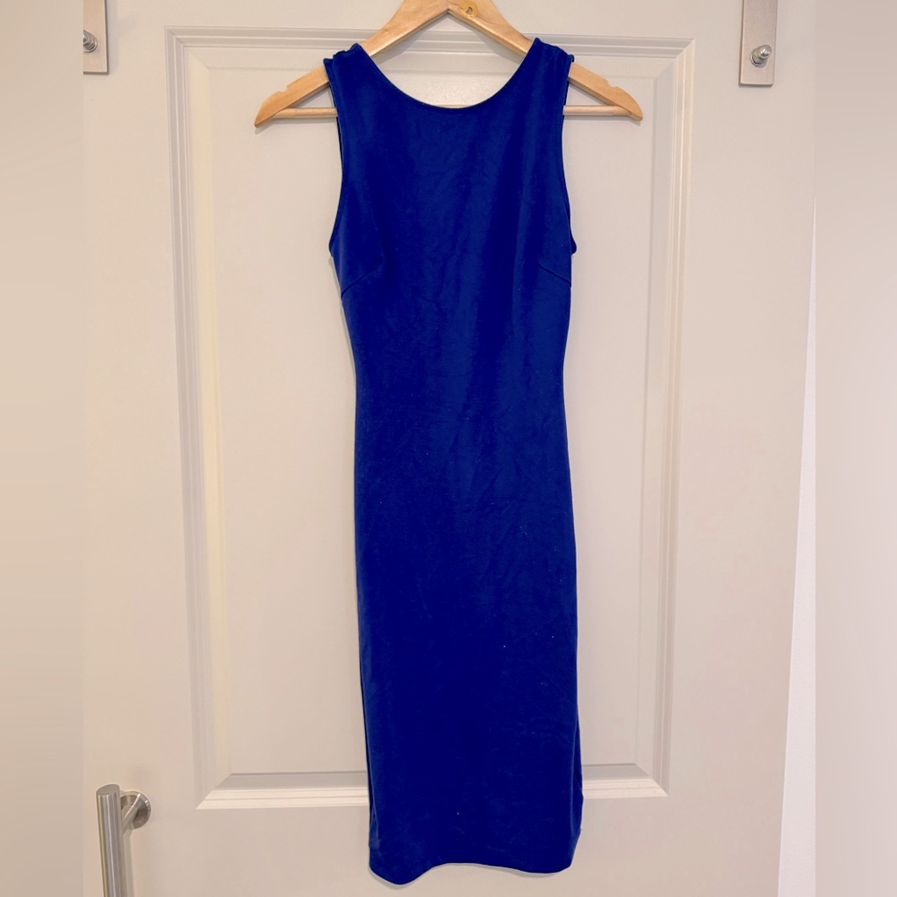 Lulus Royal Blue Midi Dress - Open Back